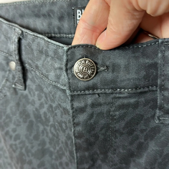 NWOT Buffalo David Bitton Hanna animal print high-rise skinny leg  stretch pants - Picture 6 of 12